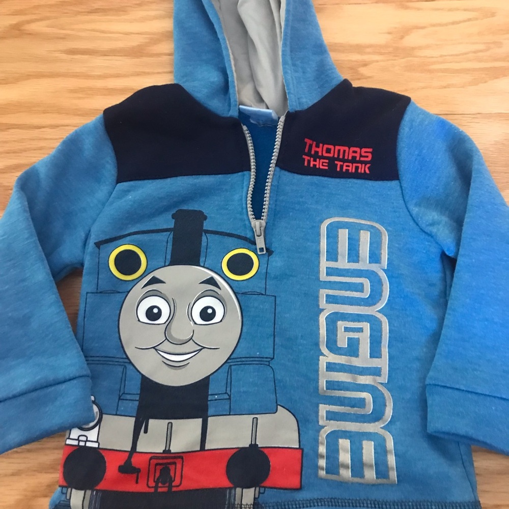 3t boys Thomas and friends hoodie never worn
